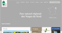 Desktop Screenshot of parc-vosges-nord.fr